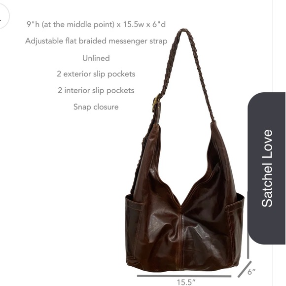 Boho Messenger Jill bag - Picture 2 of 6